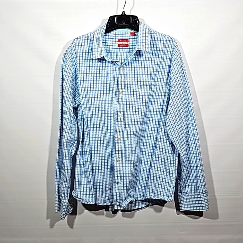 2 IZOD Mens Button Down Shirts